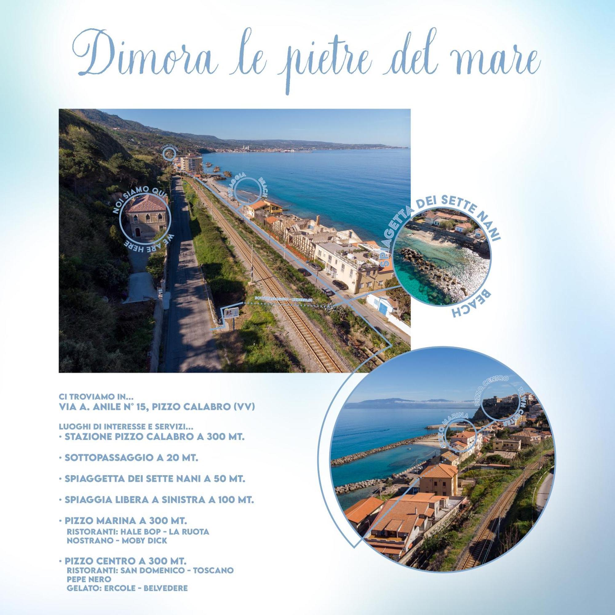 Hotel Dimora Le Pietre Del Mare Pizzo  Zewnętrze zdjęcie